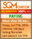 West Villa DB Investment HYIP Status Button