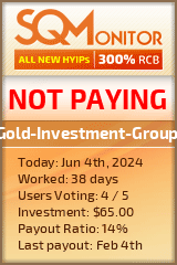 Gold-Investment-Group HYIP Status Button