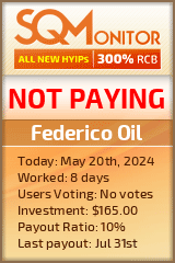 Federico Oil HYIP Status Button