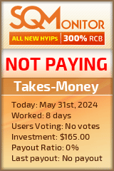 Takes-Money HYIP Status Button