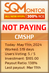 CMSHP HYIP Status Button