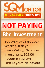 Bbc-investment HYIP Status Button