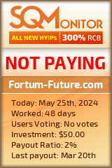 Fortum-Future.com HYIP Status Button