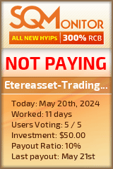 Etereasset-Trading.com HYIP Status Button