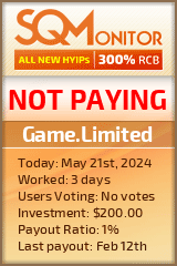 Game.Limited HYIP Status Button