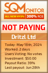 Dritzl Ltd HYIP Status Button