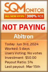 Abitron HYIP Status Button