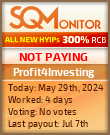 Profit4Investing HYIP Status Button