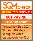 Blue Sky Asset HYIP Status Button