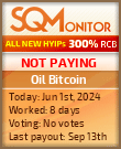 Oil Bitcoin HYIP Status Button