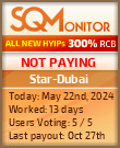Star-Dubai HYIP Status Button