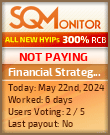 Financial Strategy Limited HYIP Status Button