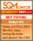 Smkprofit HYIP Status Button