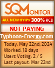 Typhoon-Energy.com HYIP Status Button