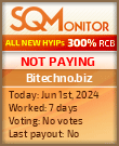 Bitechno.biz HYIP Status Button