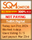 TidBit.Digital HYIP Status Button