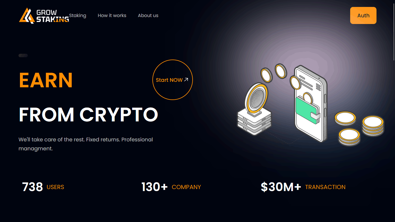 Вложить в GrowStaking growstaking.com