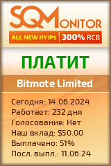 Кнопка Статуса для Хайпа Bitmote Limited