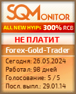 Кнопка Статуса для Хайпа Forex-Gold-Trader
