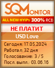 Кнопка Статуса для Хайпа USD Love
