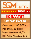 Кнопка Статуса для Хайпа Onecoin Inv Ltd