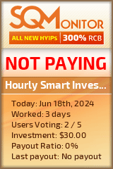Hourly Smart Investments HYIP Status Button