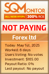 Forex ltd HYIP Status Button