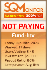Fund-Inv HYIP Status Button