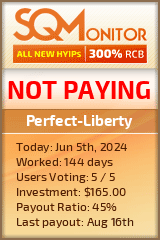 Perfect-Liberty HYIP Status Button