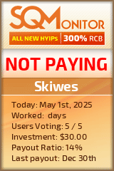 Skiwes HYIP Status Button