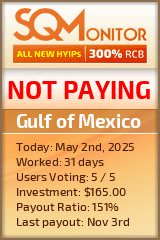 Gulf of Mexico HYIP Status Button