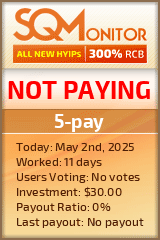 5-pay HYIP Status Button