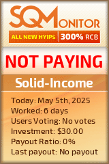 Solid-Income Project Status Button