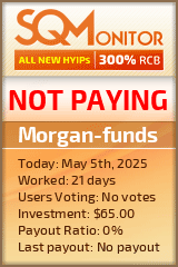 Morgan-funds HYIP Status Button