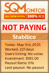 Stabilico HYIP Status Button