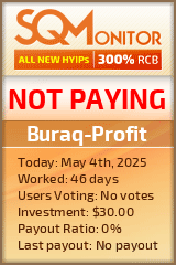 Buraq-Profit HYIP Status Button