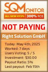 Right Solution GmbH Project Status Button