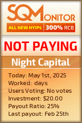 Night Capital HYIP Status Button