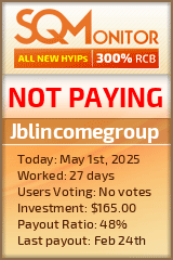 Jblincomegroup HYIP Status Button