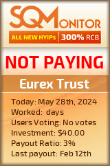 Eurex Trust HYIP Status Button