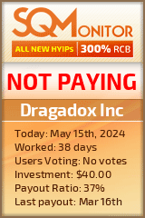 Dragadox Inc HYIP Status Button