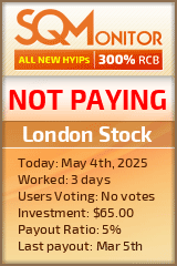 London Stock HYIP Status Button