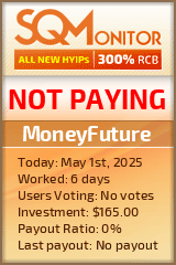 MoneyFuture HYIP Status Button