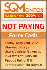 Forex Cash HYIP Status Button