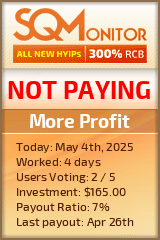 More Profit HYIP Status Button