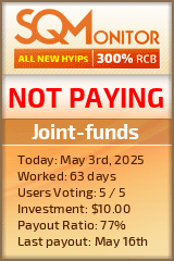 Joint-funds HYIP Status Button