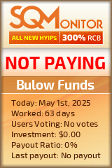 Bulow Funds HYIP Status Button