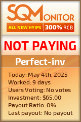 Perfect-inv HYIP Status Button