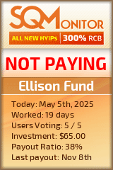 Ellison Fund HYIP Status Button