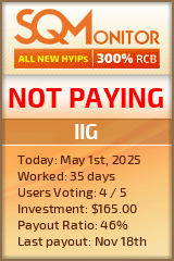 IIG Project Status Button